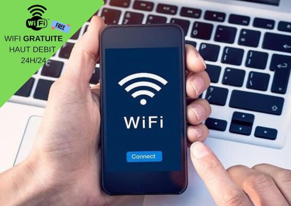 Cosy T2 Wifi Parking Proche Gare Centre Ville Saint-Quentin  Kültér fotó
